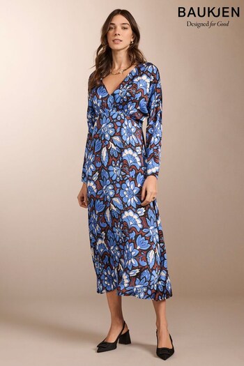 Baukjen Blue Arabella Recycled Dress (B77875) | £219