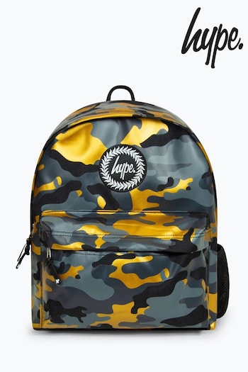 Hype. Gold Camo Backpack (B77876) | £30