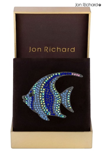 Jon Richard Silver Tropical Fish Brooch Gift Box (B78019) | £25