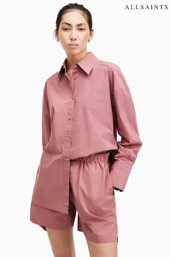 AllSaints Pink Karina Shirt (B78245) | £119