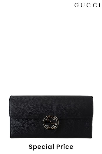 Gucci WITH Icon Leather Black Wallet (B78353) | £925