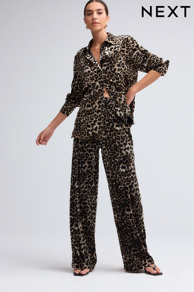 Animal print trousers next discount