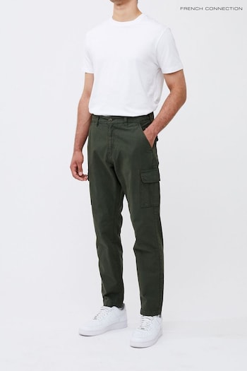 French Connection Green Ripstop Cargo Noos Trousers (B78869) | £55