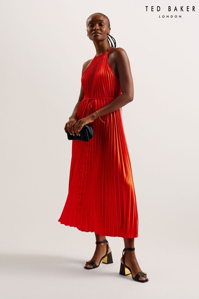 Pleated ted baker store dress
