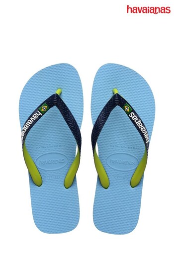 Havaianas Blue Brasil Mix Sandals (B78985) | £30