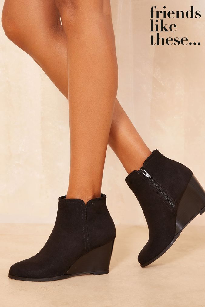 Wedge boots sale uk store