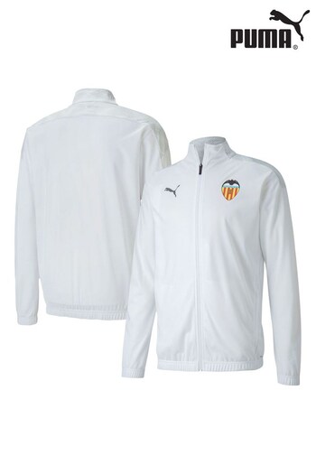 Puma White Valencia Stadium Jacket (B79240) | £75