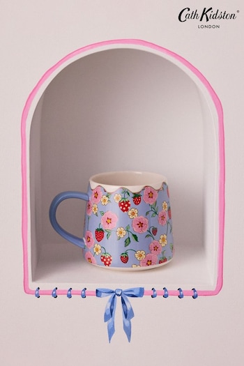 Cath Kidston Blue Strawberry Billie Mug Set Of 4 (B79244) | £40