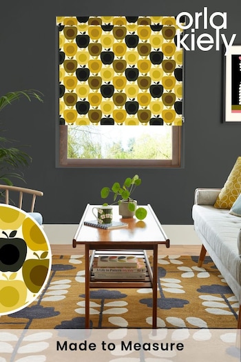 Orla Kiely Yellow Multi Apples Made to Measure Roller Blinds (B79293) | £58