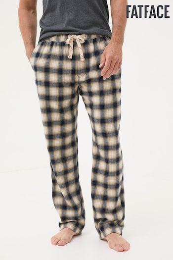 FatFace Bosham Natural Check Pyjama Bottoms (B79384) | £38