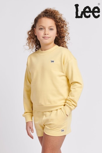 Lee Girls Yellow Regular Fit Badge Sweatshirt (B79503) | £35 - £42