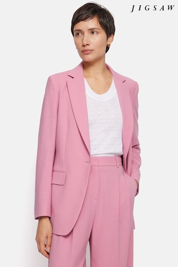 Jigsaw Pink Fluid Twill Knox Jacket (B79513) | £220