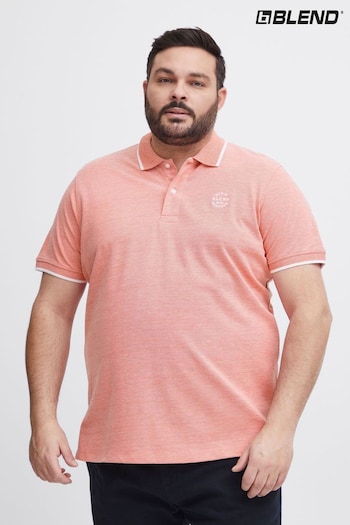 Blend Red Pique Short Sleeve Polo Shirt (B79626) | £18