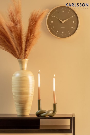 Karlsson Moss Green Osado Dome Wall Clock (B79659) | £38