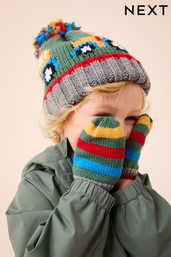 Buy Boys Hat Gloves Scarf Sets Casual Online Next UK