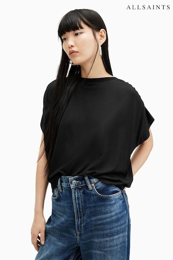 AllSaints Black Natalie T-Shirt (B79897) | £49