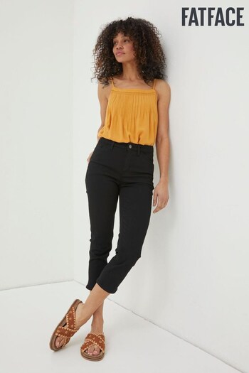 FatFace Black Sway Capri Jeans (B7T907) | £46