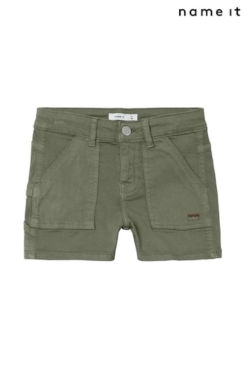 Name It Green Pocket ruched Shorts (B80217) | £18