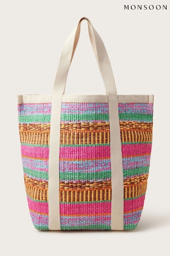 Monsoon Woven Quilted Tote Bag (B80274) | £65