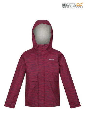 Regatta Kids Purple Bambee Waterproof Jacket (B80435) | £42