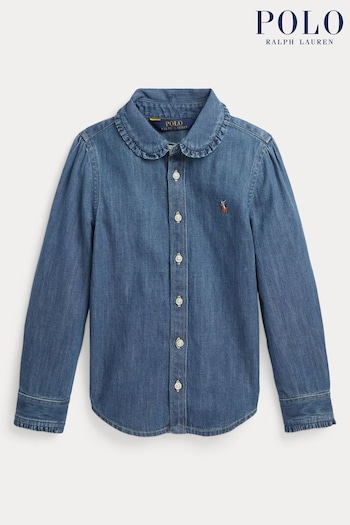 Polo Ralph Lauren Puff Blue Denim Shirt (B80440) | £79