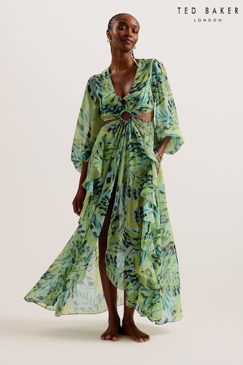 Ted Baker Ottleyy Maxi Cover-Up With Eyelet Detail (B80493) | £150
