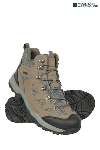 Mountain Warehouse Green Mens Adventurer Waterproof Boots Wonder (B80559) | £56