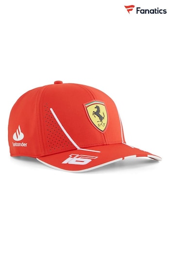 Fanatics Red Scuderia Ferrari 2024 Team Charles Leclerc Cap (B80578) | £43