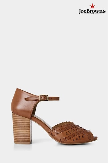Joe Browns Brown Summery Woven Heeled With Sandals (B80605) | £64