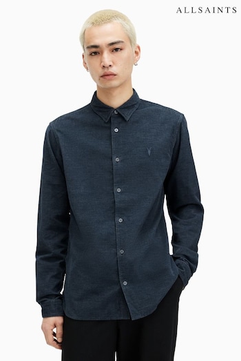 AllSaints Blue Lorella Shirt (B80711) | £99