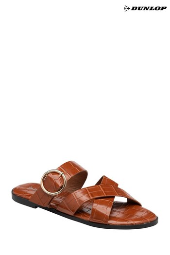 Dunlop Brown Open-Toe Sandals (B80979) | £25