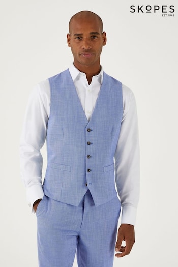 Skopes Sky Blue Redding Suit Waistcoat (B81642) | £55