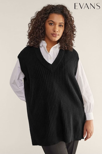Evans Knitted Vest (B82233) | £36