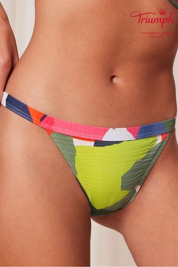 Triumph Green Summer Expression Bikini Briefs (B82378) | £28