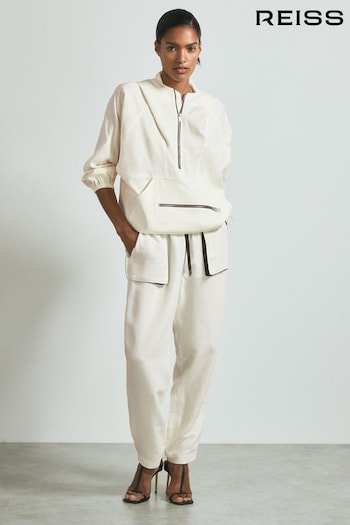 Atelier Linen Blend Hooded Sports Jacket (B82690) | £395