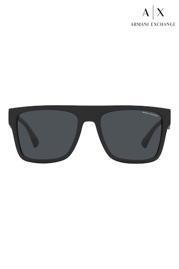Armani XK258 Exchange Ax4113S Rectangle Black Sunglasses (B82714) | £70