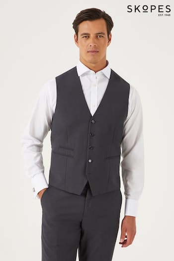 Skopes Grey Madrid Charcoal Suit Waistcoat (B82835) | £45