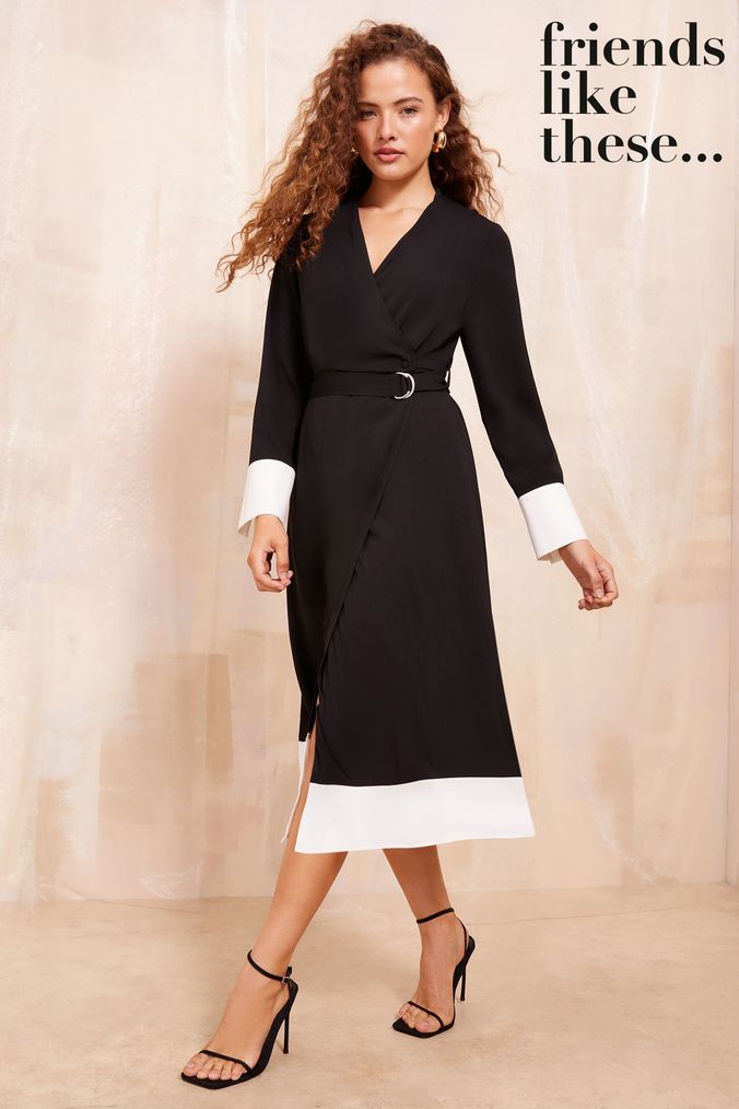 Professional wrap dress outlet