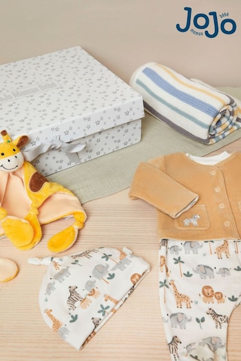 JoJo Maman Bébé Cream New Baby Safari Gift Set (B83058) | £79
