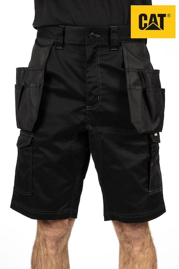 CAT Essential Stretch Holster Black flare Shorts (B83252) | £45