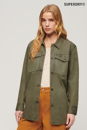 SUPERDRY Green SUPERDRY Military Overshirt (B83326) | £65