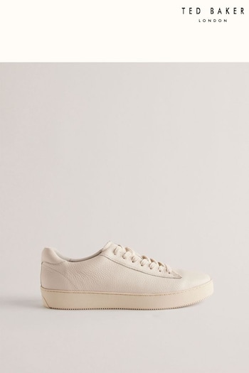Ted Baker Wstwood Leather Pebble White Sneakers (B83549) | £120