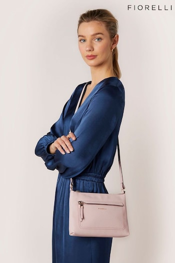 Fiorelli Pink Eden Crossbody Plain Bag (B84009) | £55