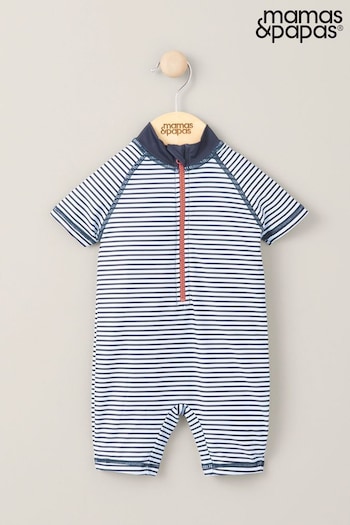 Mamas & Papas Nautical Stripe Long Sleeve Rashsuit (B84021) | £20