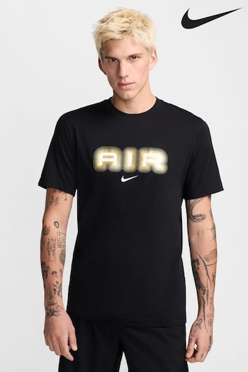 Nike Black Air Printed Graphic T-Shirt (B84060) | £28