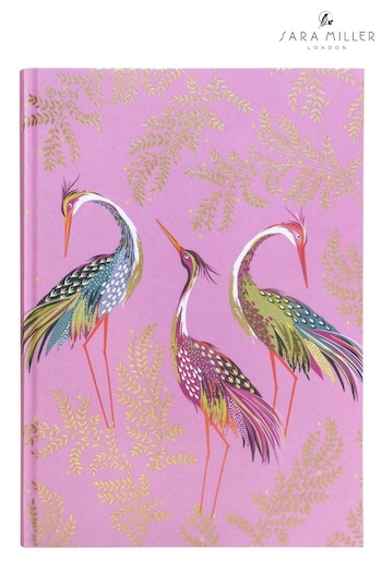 Sara Miller Purple Haveli Garden A5 Fabric Journal (B84134) | £23