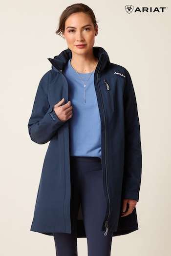 Ariat Blue Coastal Long Waterproof Jacket (B84165) | £250