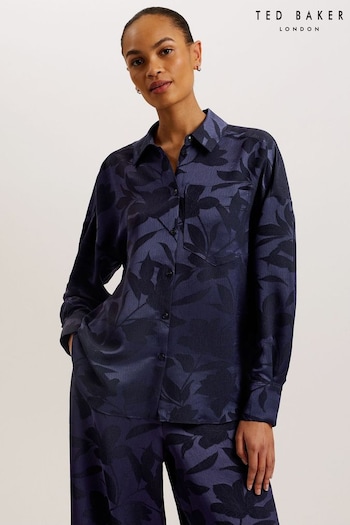 Ted Baker Blue Oversized Bormida Shirt (B84304) | £125
