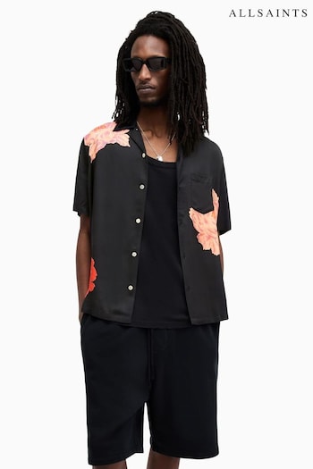 AllSaints Black Roze Shirt (B84372) | £119
