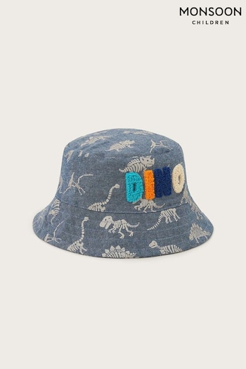 Monsoon Blue Dinosaur Spike Bucket Hat (B84541) | £13